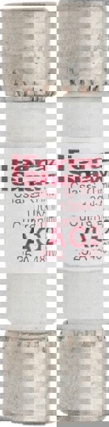 Cylindrical Time Delay Fuse: G, 25 A, 10.3 mm Dia